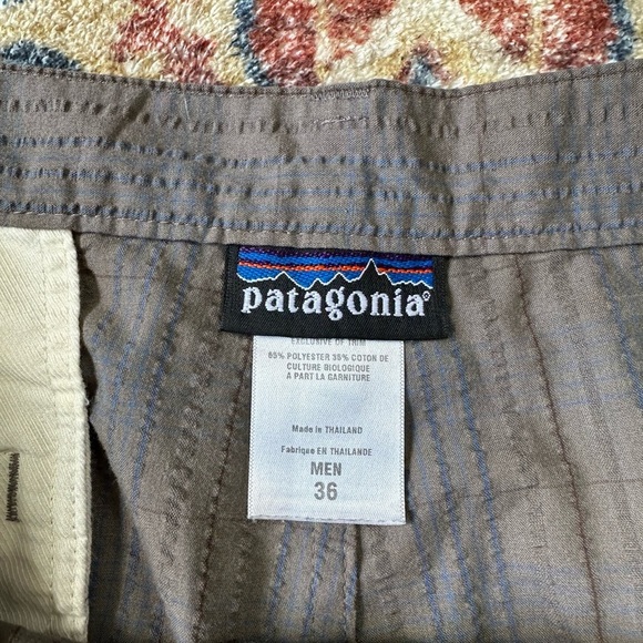 Patagonia Textured Striped Shorts Size 38 - Picture 3 of 5